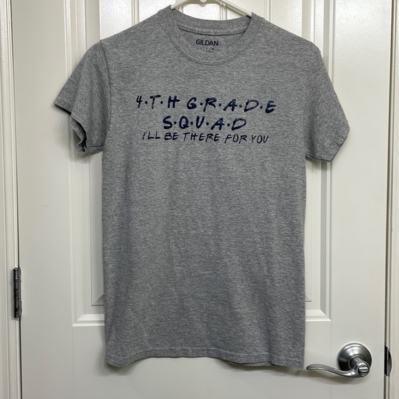 Tops - 4th grade teacher t-shirt gray
